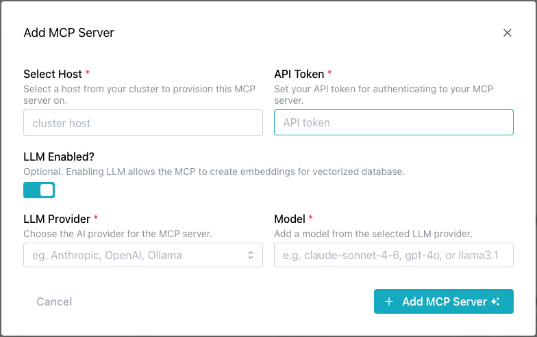 Adding an MCP Server