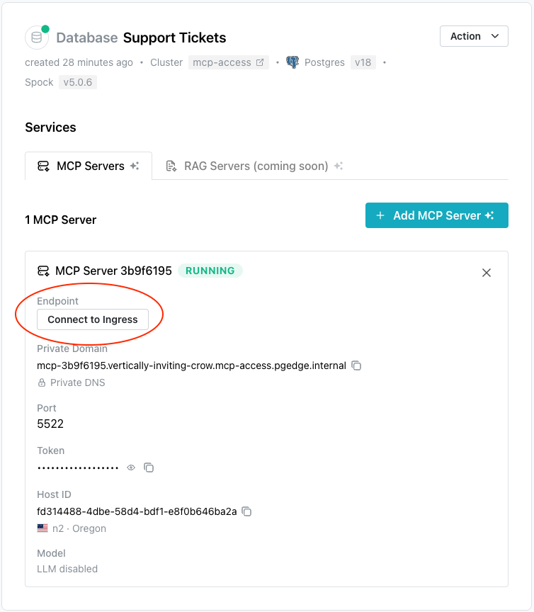 Connecting to an MCP server